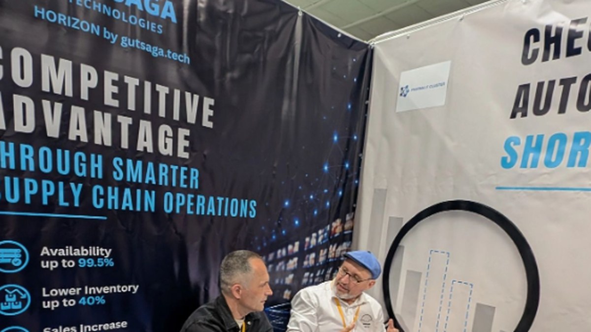 Gutsaga Technologies stand at the Kyiv retail expo 2026